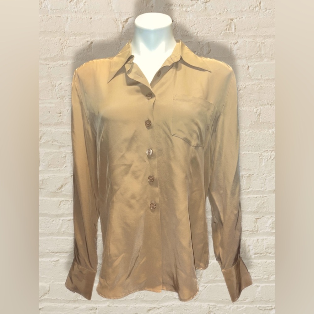 Vintage Designer Silk Blouse *NEW W TAGS!* (M)